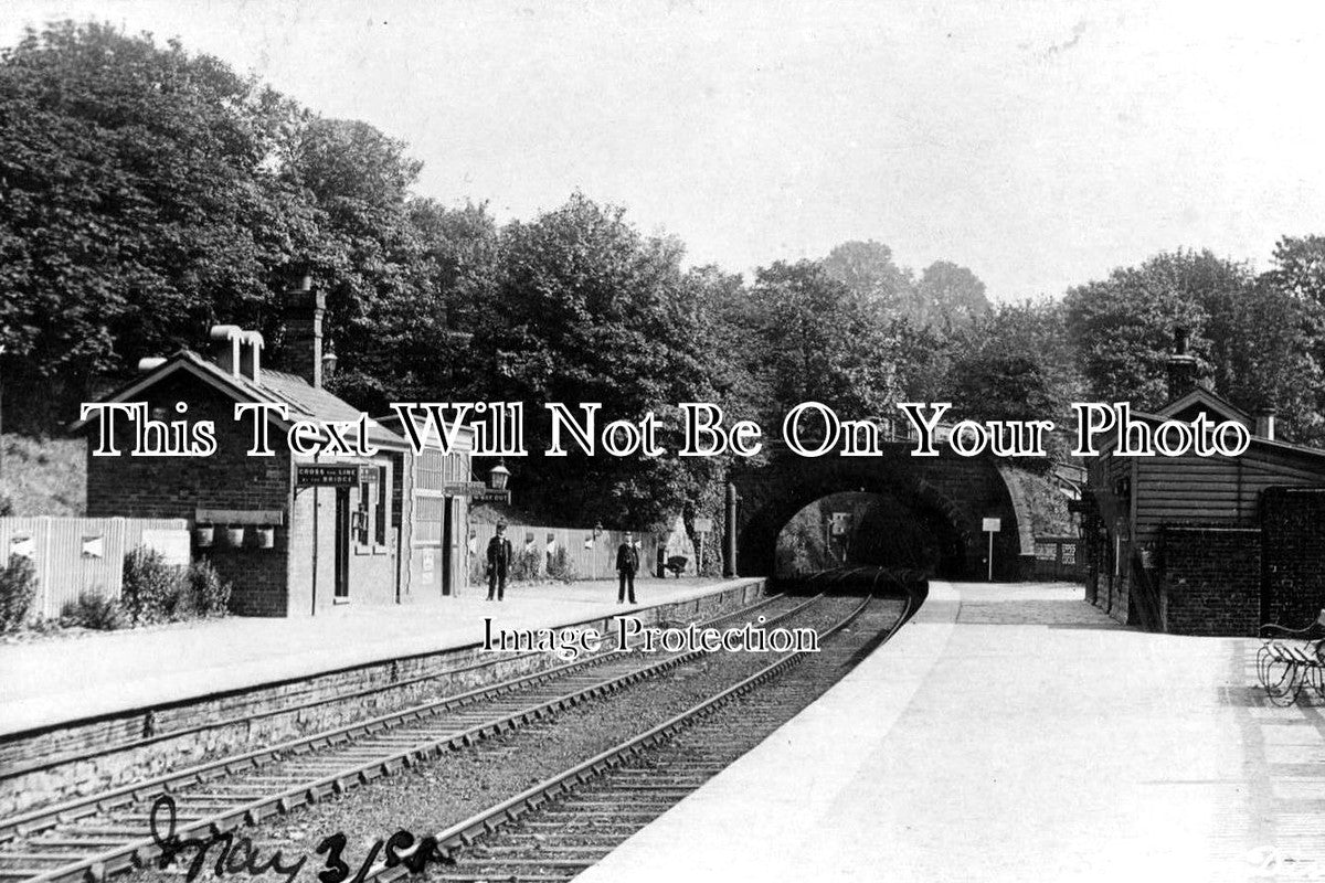 CH 159 - Disley Railway Station, Cheshire c1906