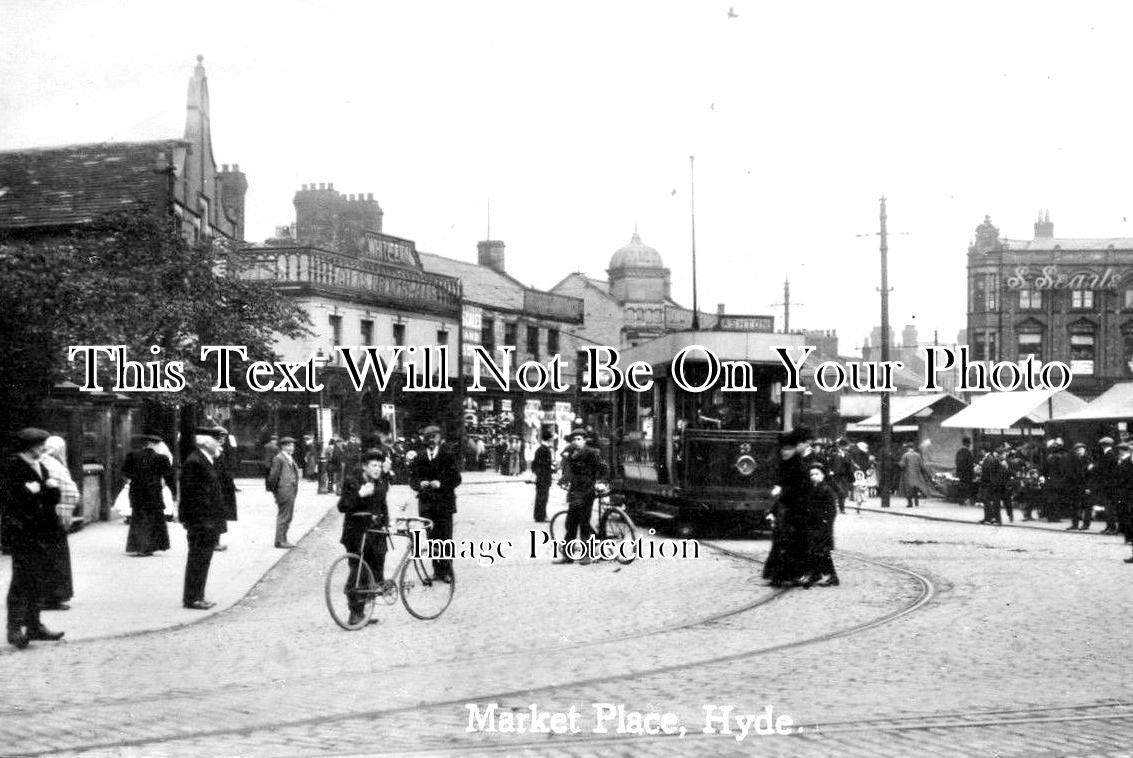 CH 1618 - Market Place, Hyde, Cheshire