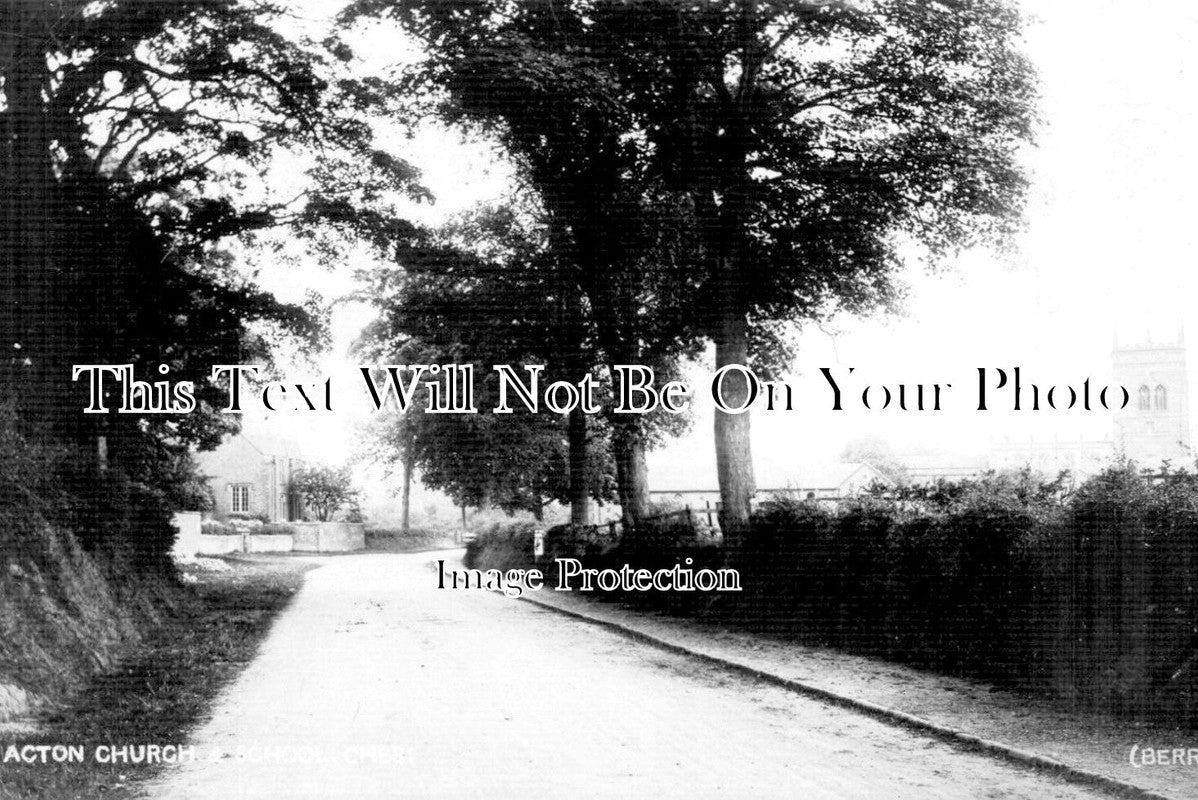 CH 1632 - Acton Church & School, Cheshire