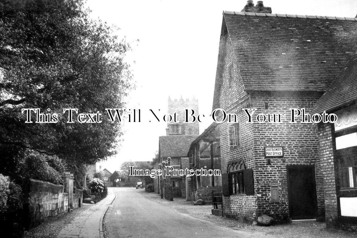 CH 1663 - Central High Street, Great Budworth, Cheshire