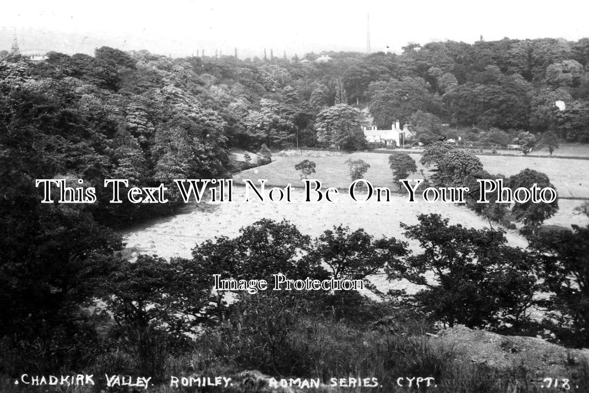 CH 1681 - Chadkirk Valley, Romiley, Cheshire c1909