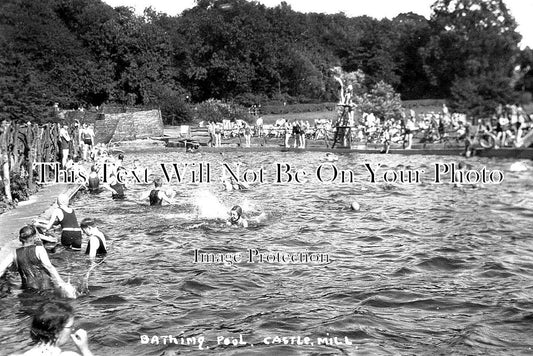 CH 1686 - Bathing Swimming Pool, Castle Mill, Altrincham, Cheshire