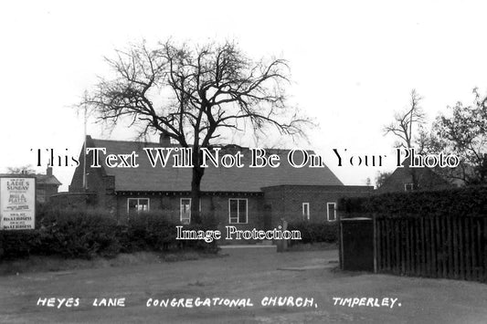 CH 1689 - Heyes Lane Congregational Church, Timperley, Cheshire