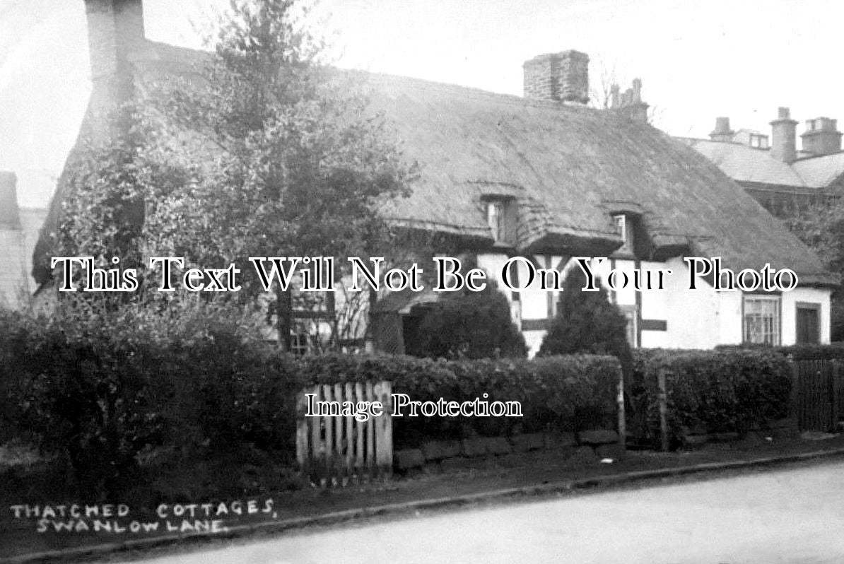 CH 1694 - Thatched Cottages, Swanlow Lane, Over, Cheshire
