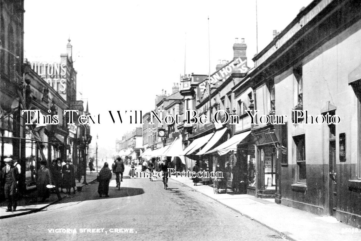 CH 1744 - Victoria Street, Crewe, Cheshire
