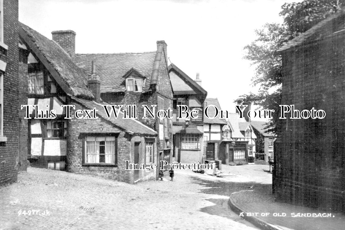 CH 1755 - A Bit Of Old Sandbach, Cheshire