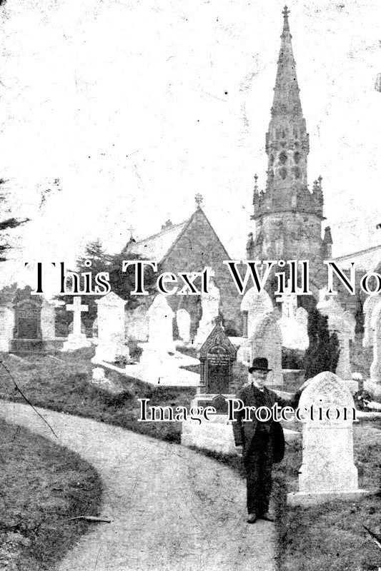 CH 1771 - Widnes Church & Graveyard, Cheshire