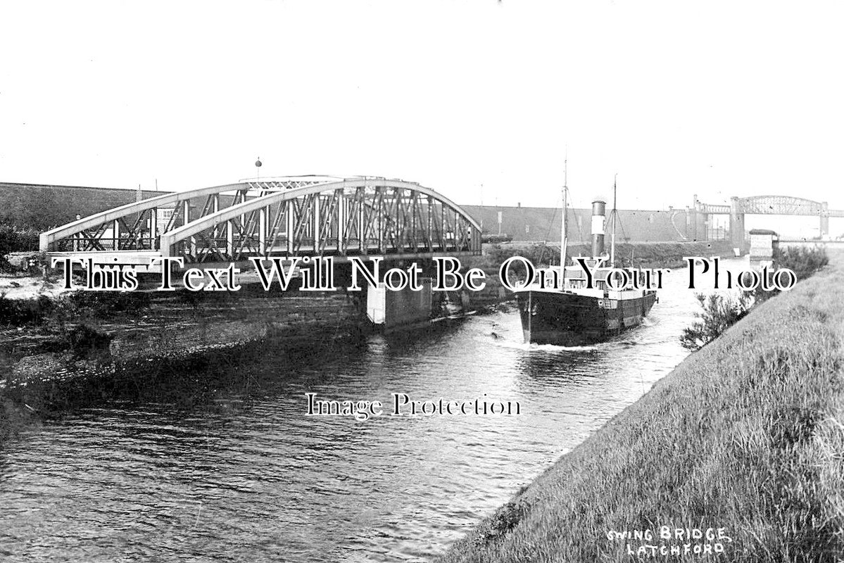 CH 1773 - Swing Bridge, Warrington, Latchford, Manchester Ship Canal