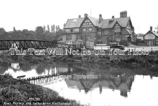 CH 1792 - River Mersey & Tatton Arms Pub, Northenden, Cheshire