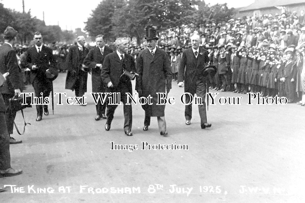 CH 1794 - The Kings Royal Visit To Frodsham, Cheshire 1925