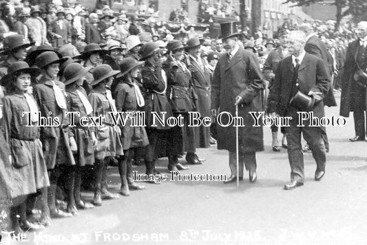 CH 1796 - The Kings Royal Visit To Frodsham, Cheshire 1925