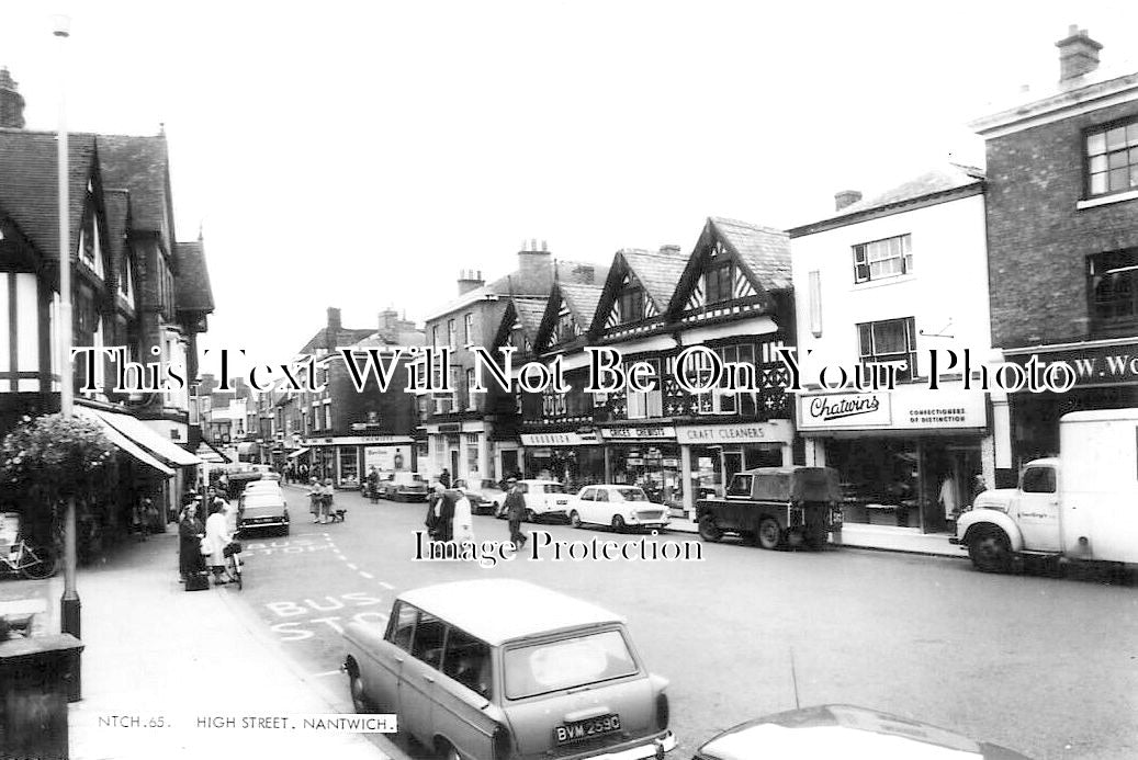 CH 1884 - High Street, Nantwich, Cheshire