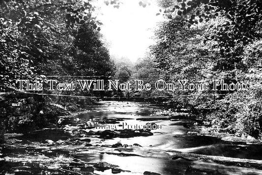 CH 1939 - Wire Bridge Over The Dane River, Cheshire