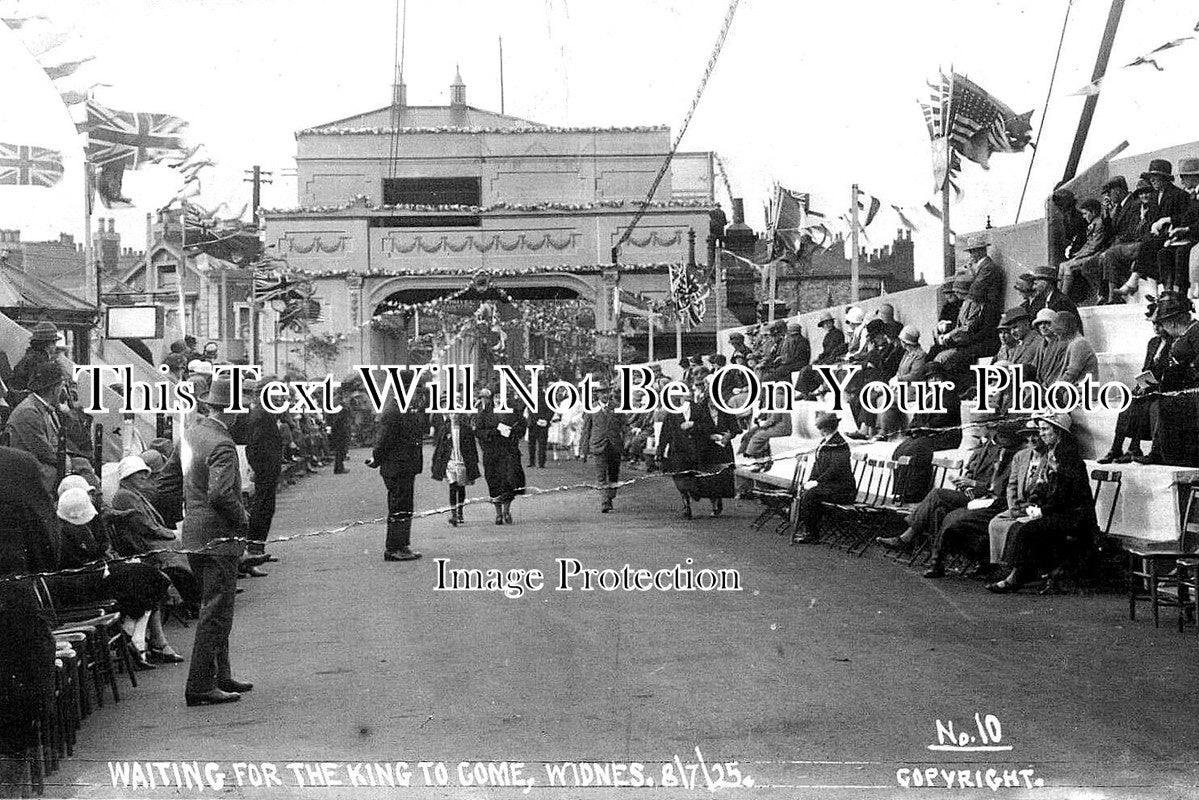 CH 1946 - Kings Visit To Widnes, Cheshire 1925