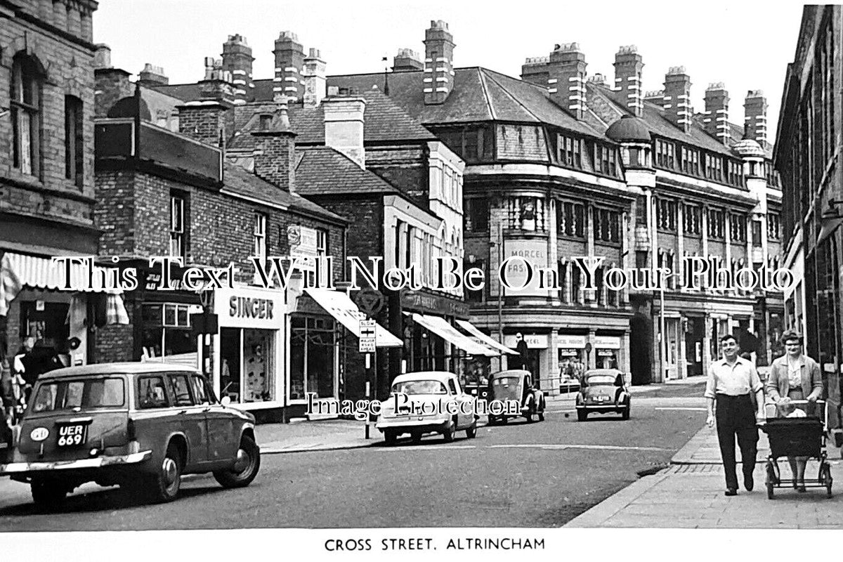CH 2042 - Cross Street, Altrincham, Cheshire c1960