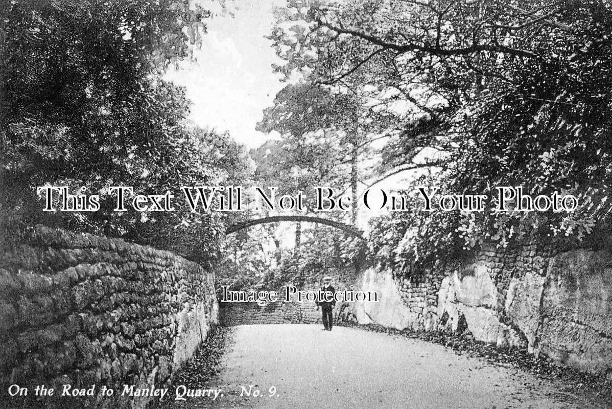 CH 205 - Road To Manley Quarry, Helsby, Widnes, Cheshire