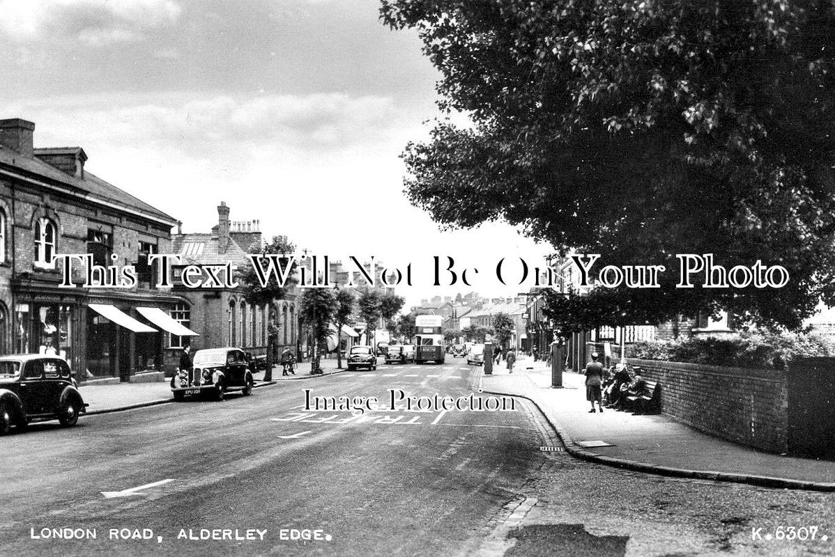 CH 2053 - London Road, Alderley Edge, Cheshire c1954