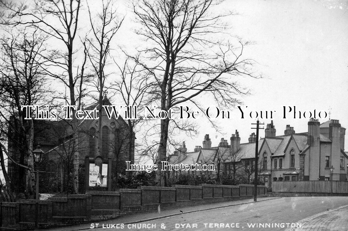CH 207 - St Luke's Church & Dyar Terrace, Winnington, Cheshire