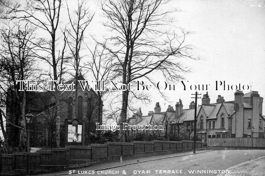 CH 207 - St Luke's Church & Dyar Terrace, Winnington, Cheshire