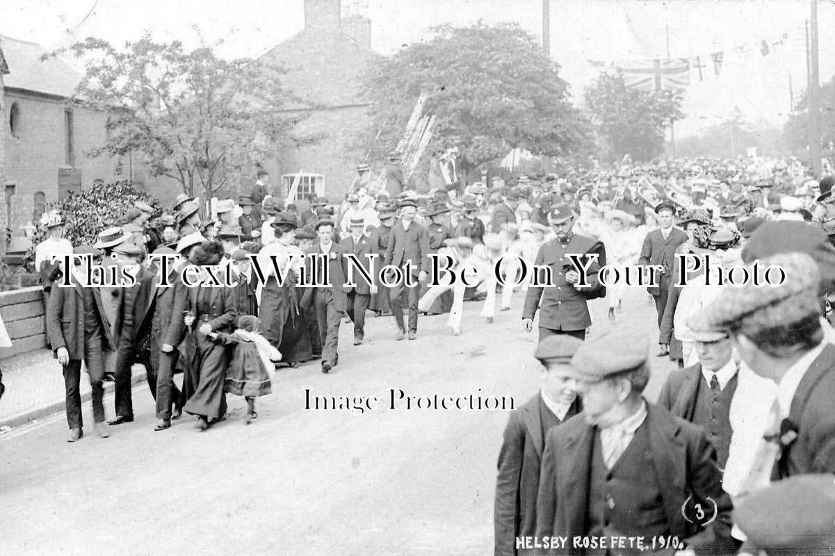 CH 220 - Helsby Rose Fete, Cheshire c1910