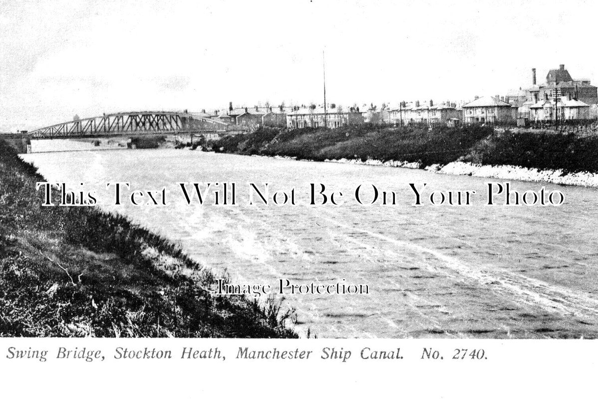 CH 2205 - Swing Bridge, Stockton Heath, Manchester Ship Canal, Cheshire
