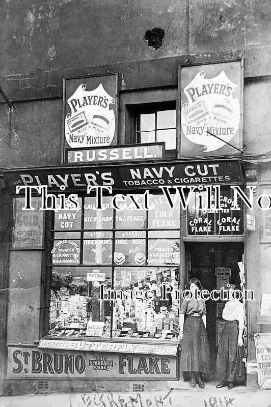CH 2221 - Tobacco Shop, Myrtle Grove, Liscard, Birkenhead, Cheshire c1913