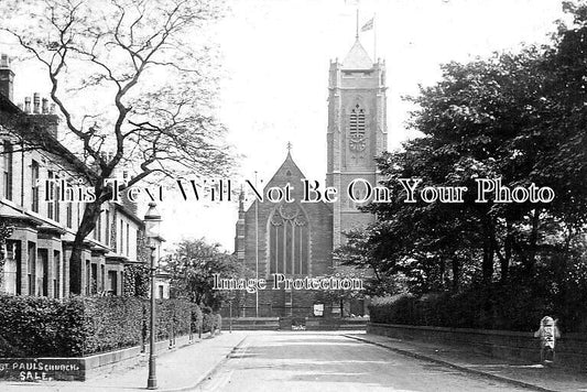 CH 2254 - St Pauls Church, Sale, Cheshire c1911