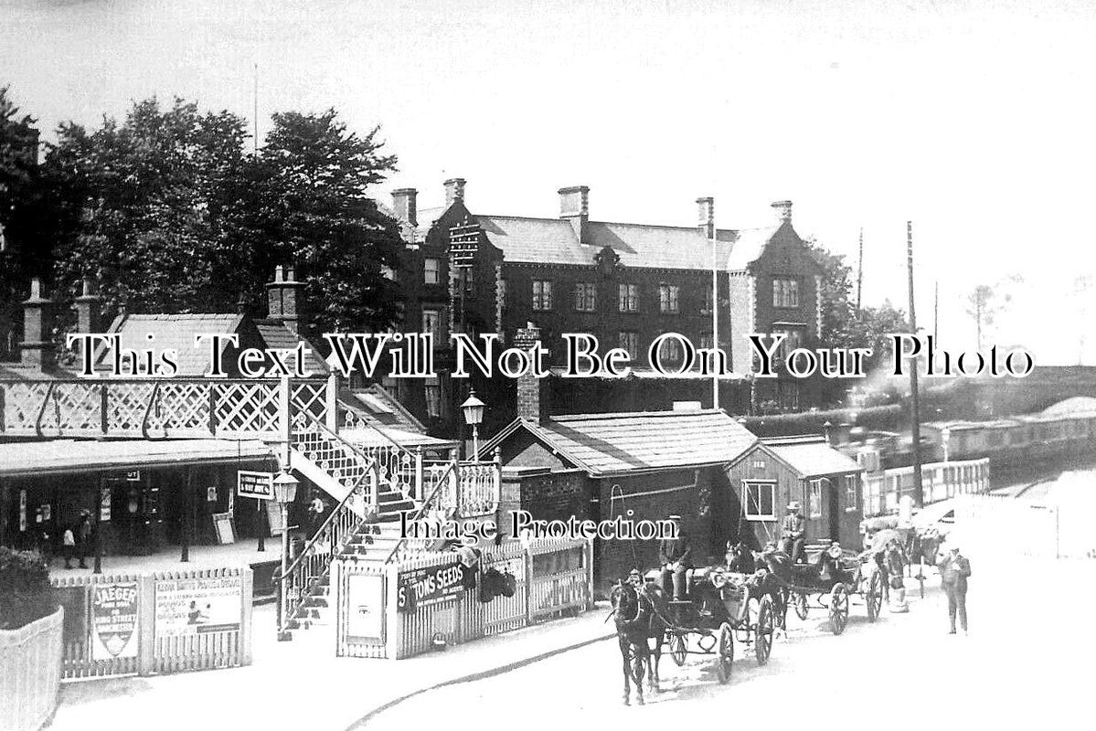 CH 2258 - Alderley Edge Railway Station, Cheshire c1904