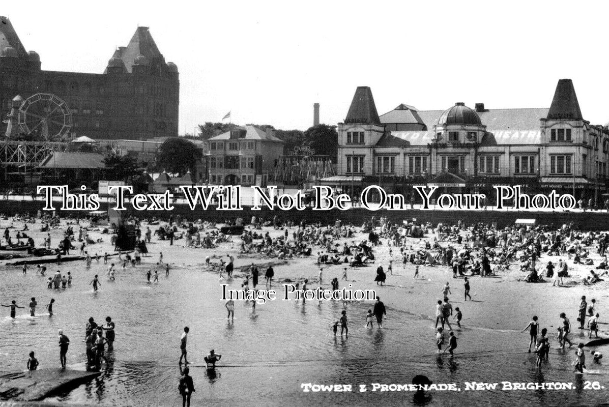 CH 2285 - Tower & Promenade, New Brighton, Cheshire