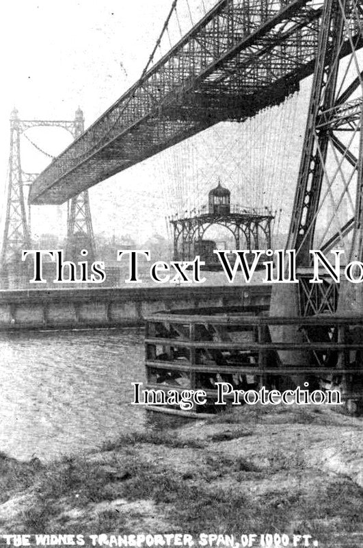 CH 2293 - The Widnes Transporter Bridge, Cheshire c1910