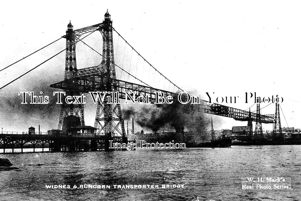 CH 2301 - Widnes & Runcorn Transporter Bridge, Cheshire c1910