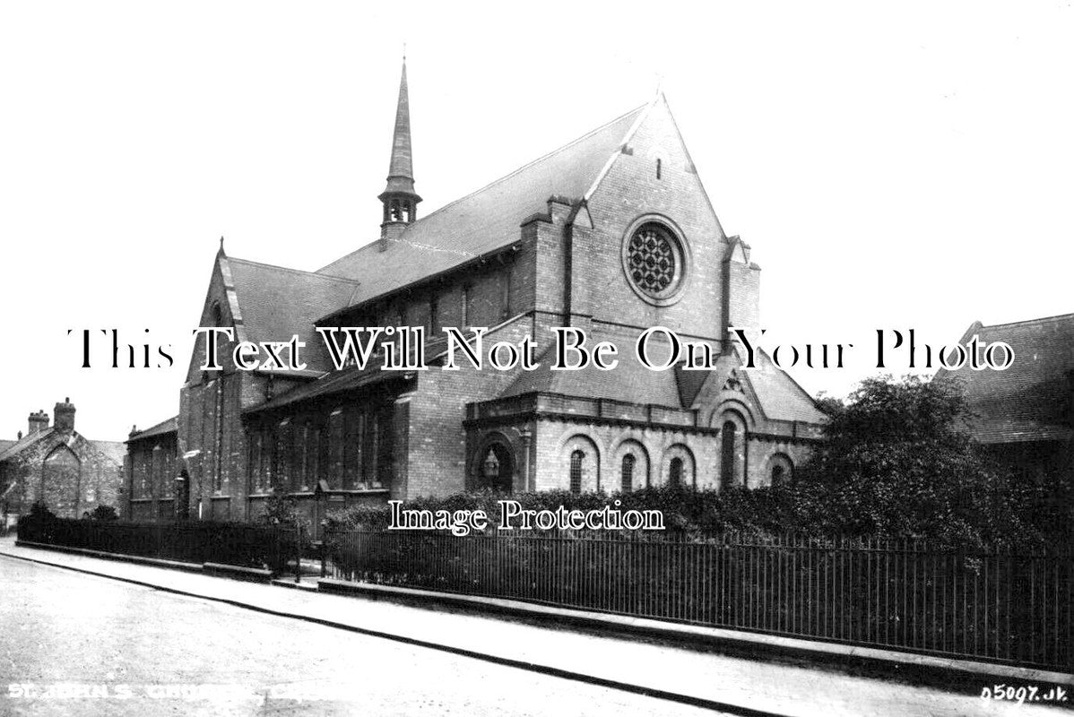 CH 2311 - St Johns Church, Crewe, Cheshire