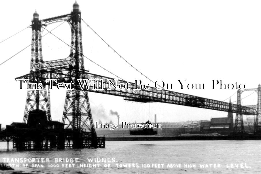 CH 2316 - Widnes Transporter Bridge, Cheshire c1910