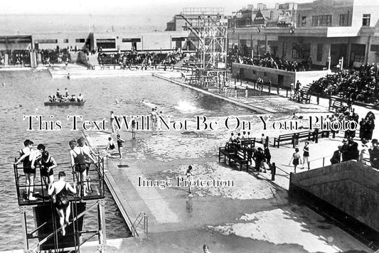 CH 2336 - New Brighton Bathing Swimming Pool, Whitfield, Cheshire