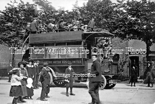 CH 236 - Nantwich & Crewe Motor Bus Co, Cheshire c1905