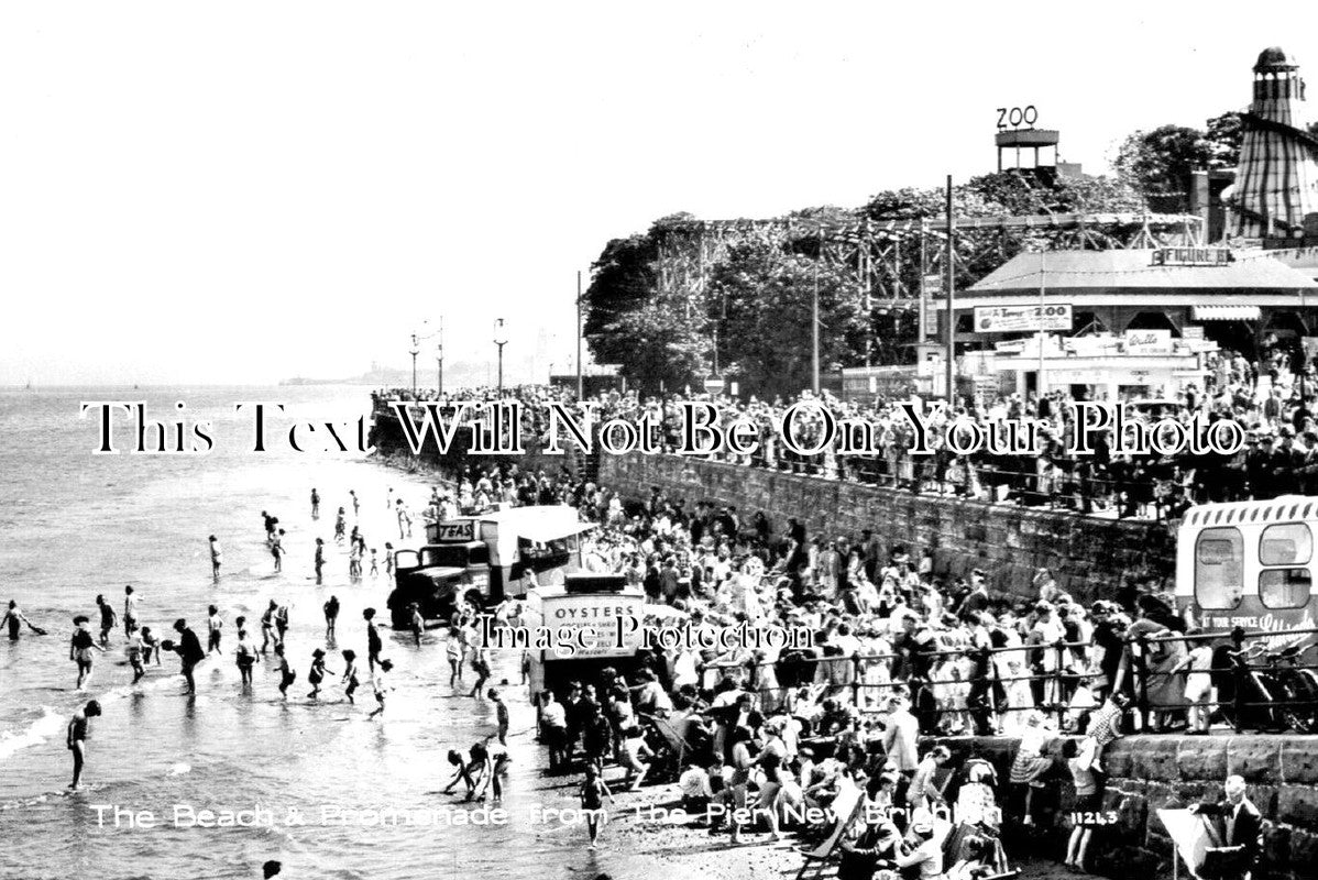 CH 2370 - The Beach & Promenade, New Brighton, Cheshire
