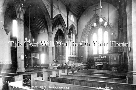 CH 2371 - St Johns Church, Birkenhead, Cheshire