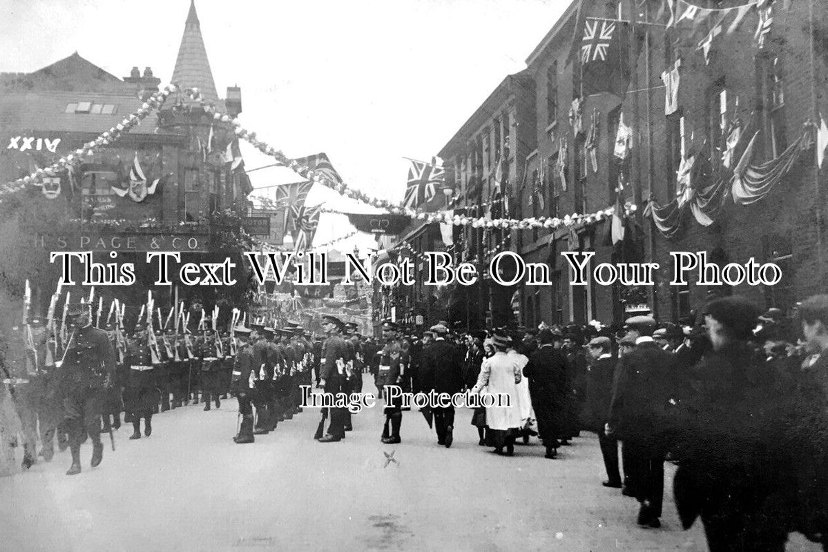 CH 2387 - Royal Visit To Warrington, Cheshire c1909