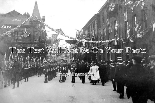 CH 2387 - Royal Visit To Warrington, Cheshire c1909
