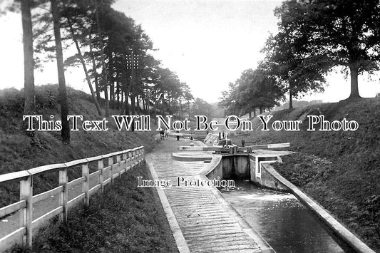 CH 2399 - Shropshire Union Canal Lock, Audlem, Cheshire c1917