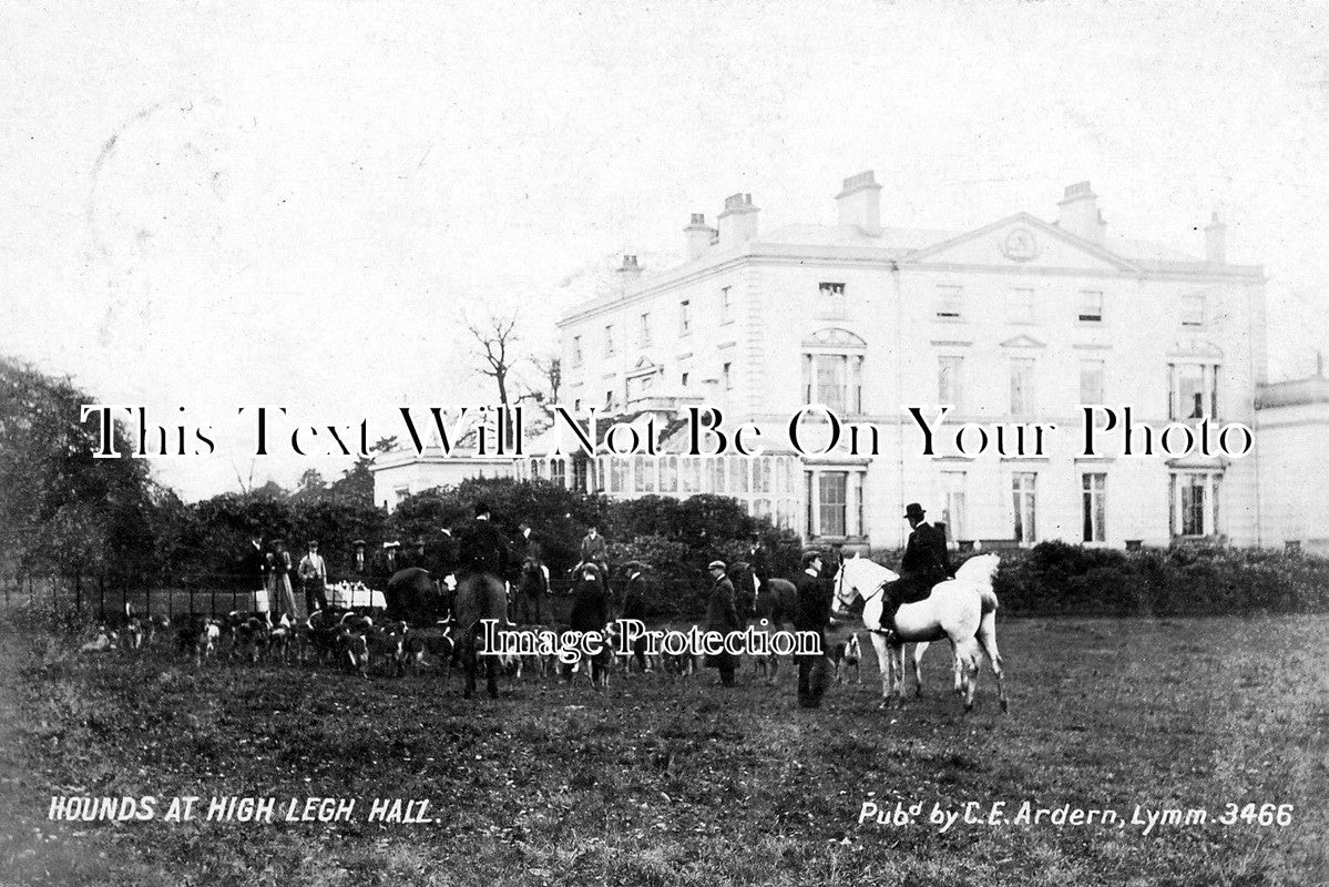 CH 240 - Hounds At High Legh Hall, Cheshire