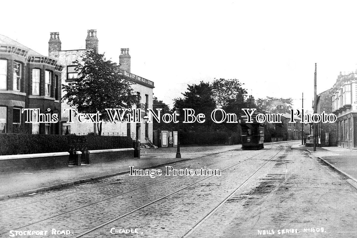 CH 2401 - Stockport Road, Cheadle, Cheshire c1907