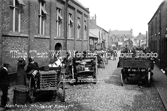 CH 2402 - Wholesale Market, Nantwich, Cheshire c1912