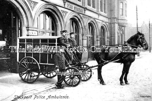CH 2410 - Stockport Police Ambulance, Cheshire