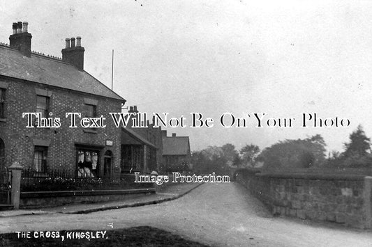 CH 250 - Post Office, The Cross, Kingsley, Frodsham, Cheshire c1907