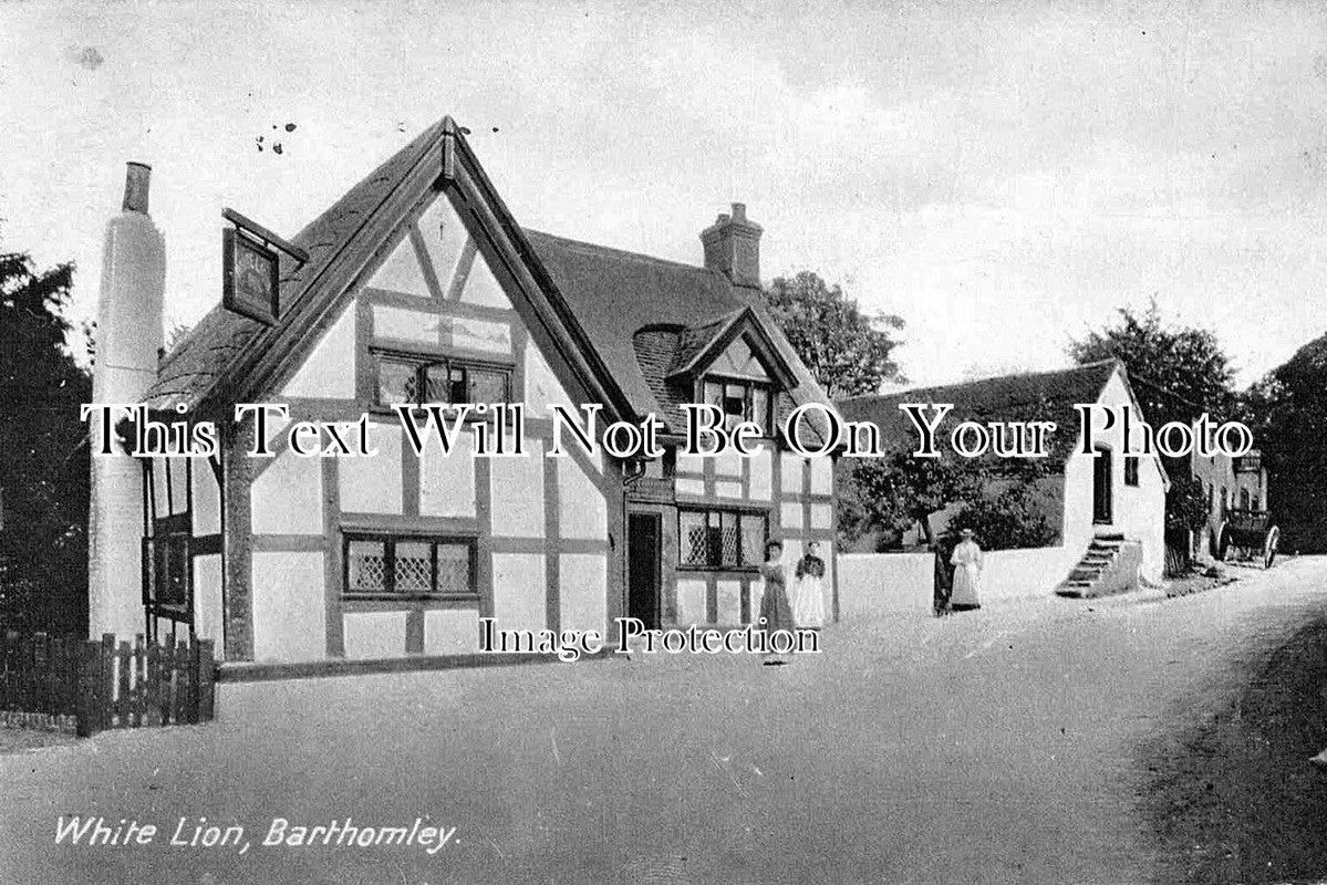 CH 251 - The White Lion, Barthomley, Cheshire c1910