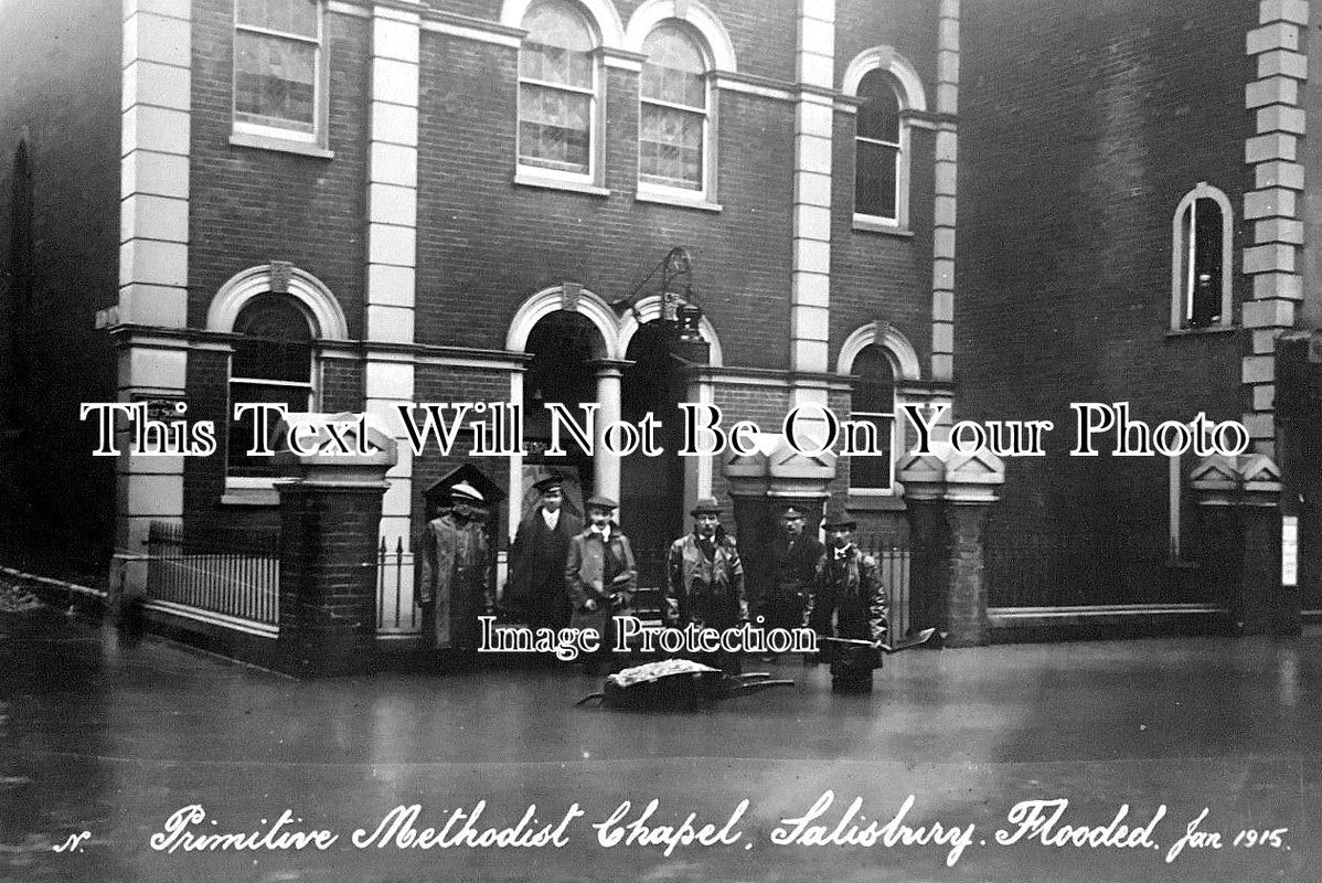 CH 2521 - Primitive Methodist Chapel Flooded, Salisbury, Cheshire