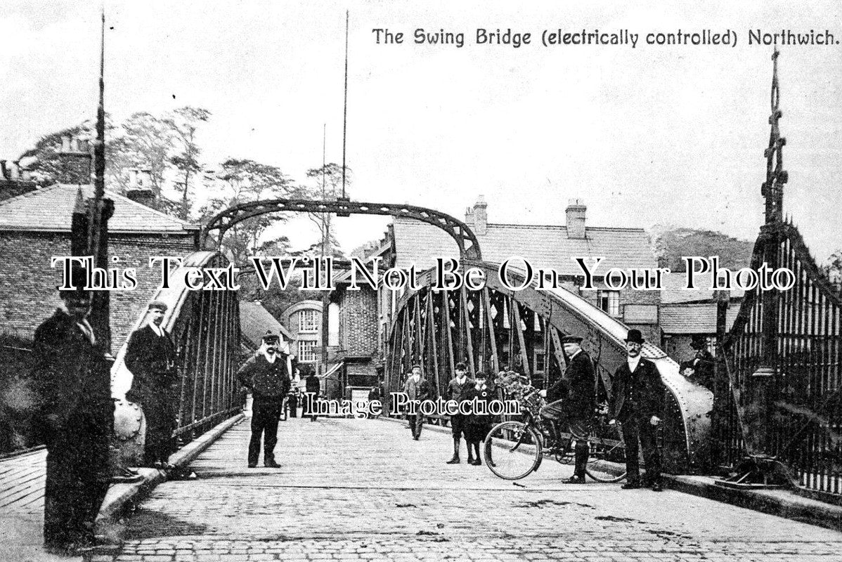 CH 2540 - The Swing Bridge, Northwich, Cheshire
