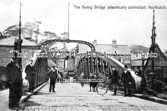 CH 2540 - The Swing Bridge, Northwich, Cheshire