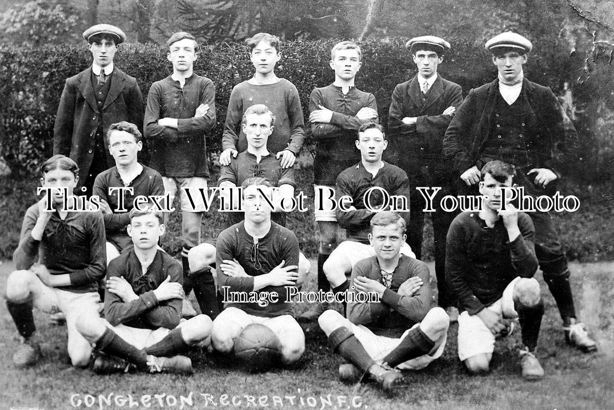 Conglton Rufc CH 2573 - Congleton Recreation Football Club, Cheshire c1920 – JB Archive
